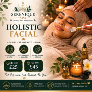 Extended Aromatherapy Massage & Holistic Facial